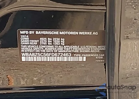 2015 BMW 328I Gran Turismo xDrive from USA, damaged, VIN WBA8Z5C56FD672463